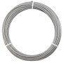 VEVOR 3.2 mm Wire Rope Kit, 12.2 m Length, 316 Stainless Steel Wire Cable, 7.1 kN Breaking Strength, 7 x 7 Strands Construction, Steel Cable for Deck Railing System, Garden Trellis, String Lights