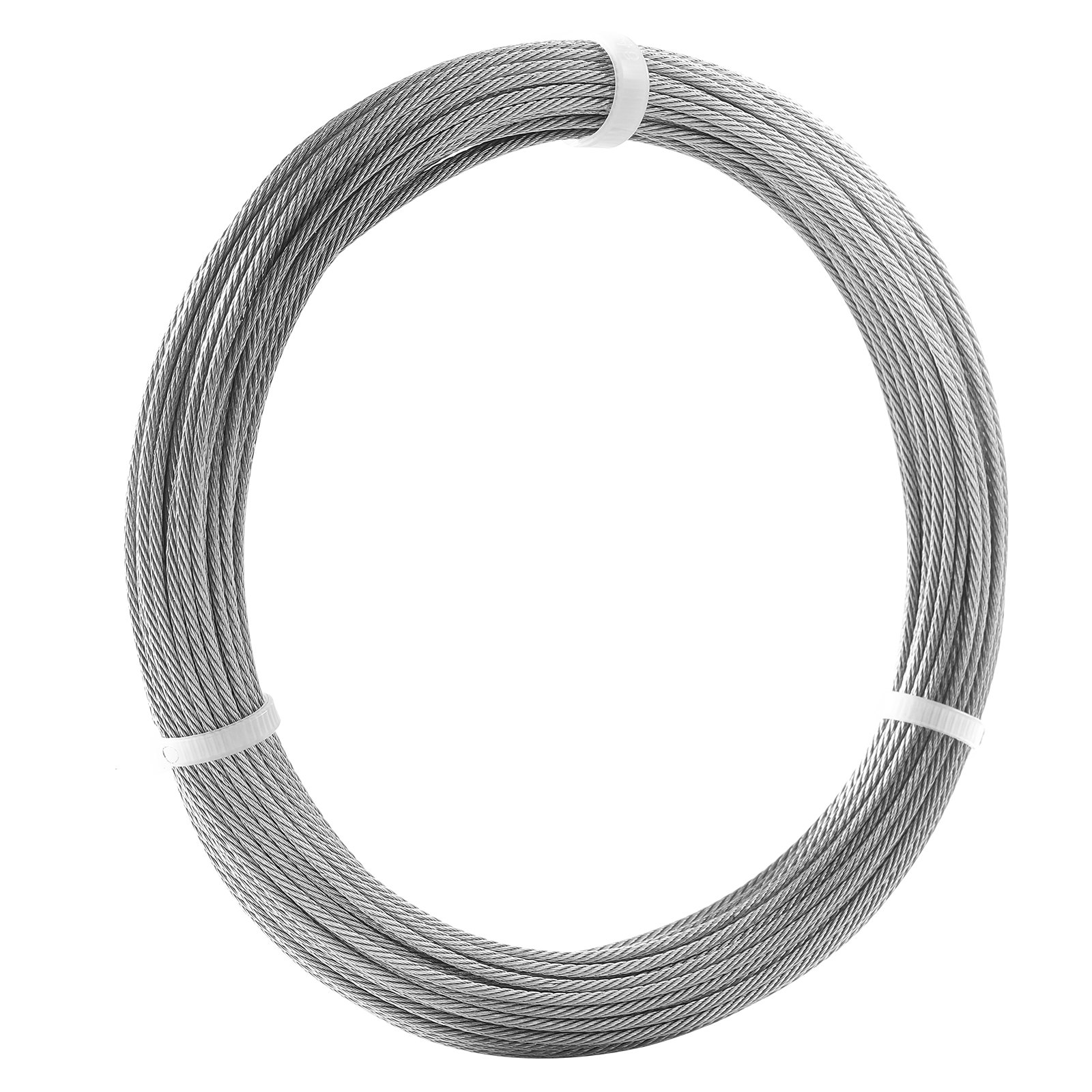 VEVOR Kit di Cavi Metallici da 1,59 mm 20,2 m Cavo in Acciaio Inossidabile 304 con Pinze a Crimpare, 160 Manicotti, 12 Redanelli, 7 x 7 Fili per Costruzioni di Qualità Aeronautica Marina per Corrimano