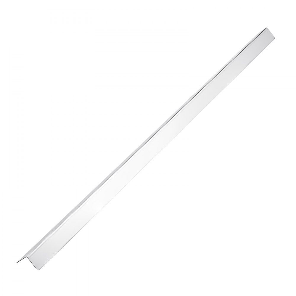 VEVOR Paraspigoli in Acciaio Inox 38 x 38 x 1217 mm, Confezione da 10 pezzi, Profilo Angolare per Muro a 90° con Nastro Adesivo, Protezione dagli Urti per Pareti di Soggiorno, Ufficio