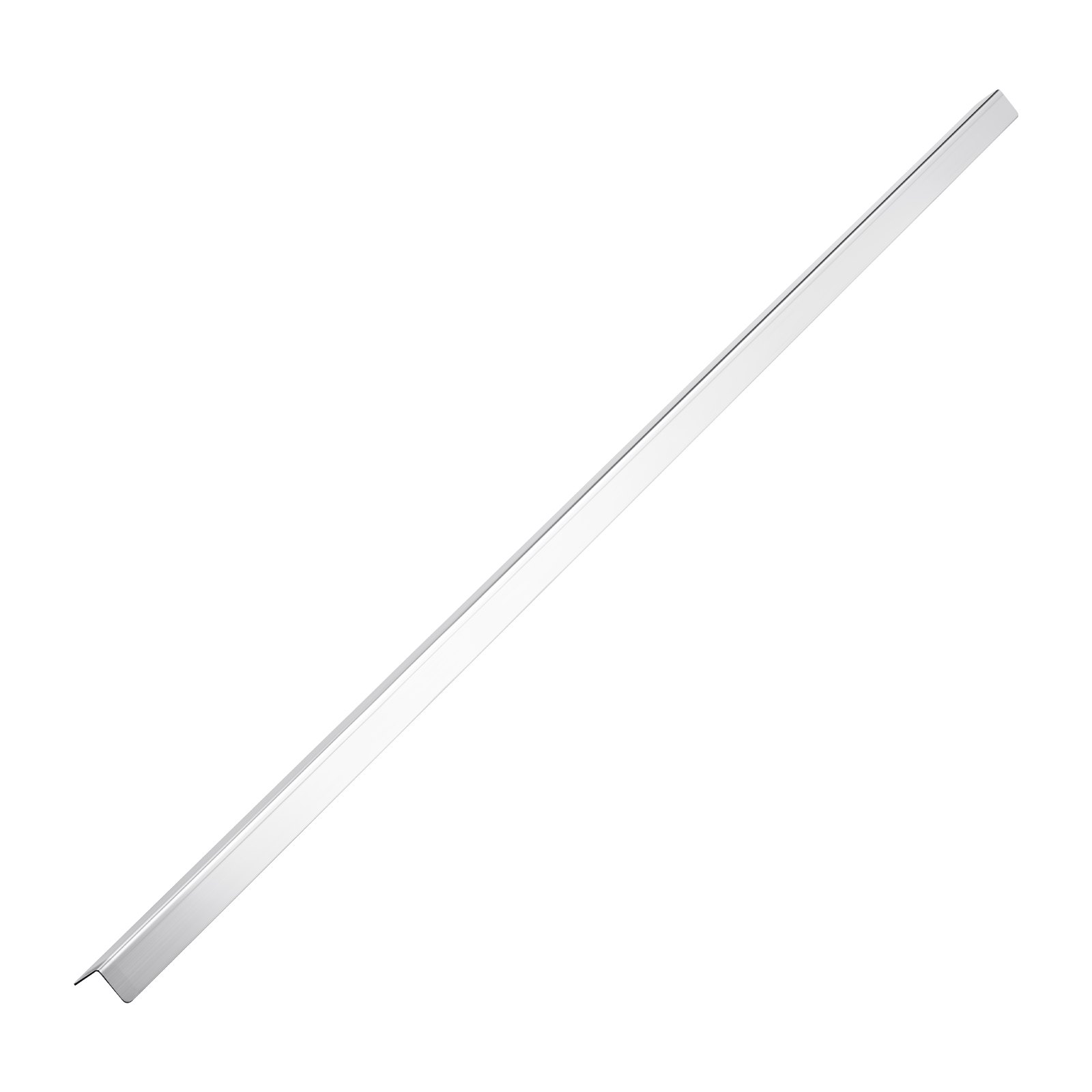 VEVOR Paraspigoli in Acciaio Inox 25 x 25 x 1217 mm, Confezione da 10 pezzi, Profilo Angolare per Muro a 90° con Nastro Adesivo, Protezione dagli Urti per Pareti di Soggiorno, Ufficio