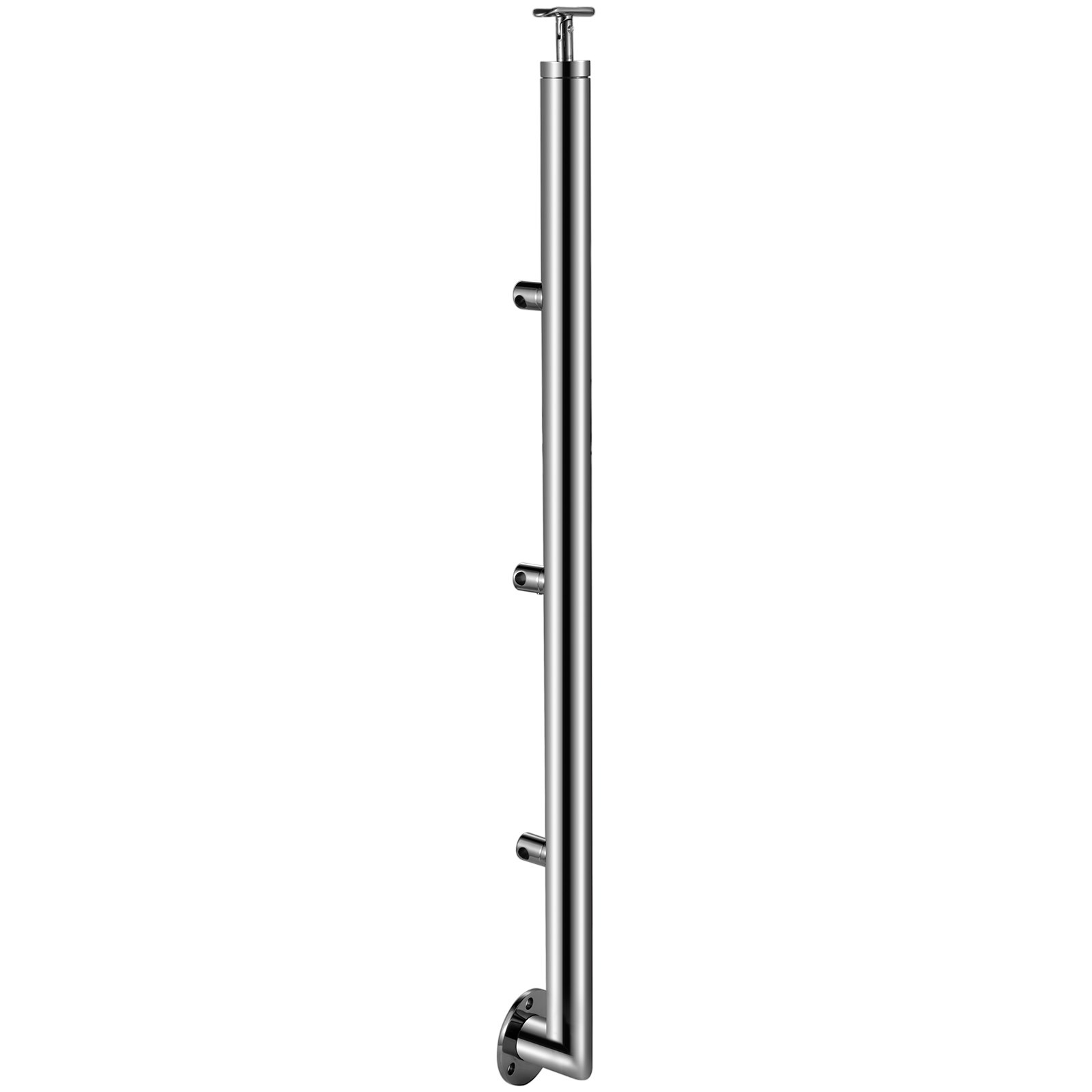 Vevor Ringhiera Scala Ad Angolo In Acciaio Inox 3 Barre Trasversali Altezza 90cm