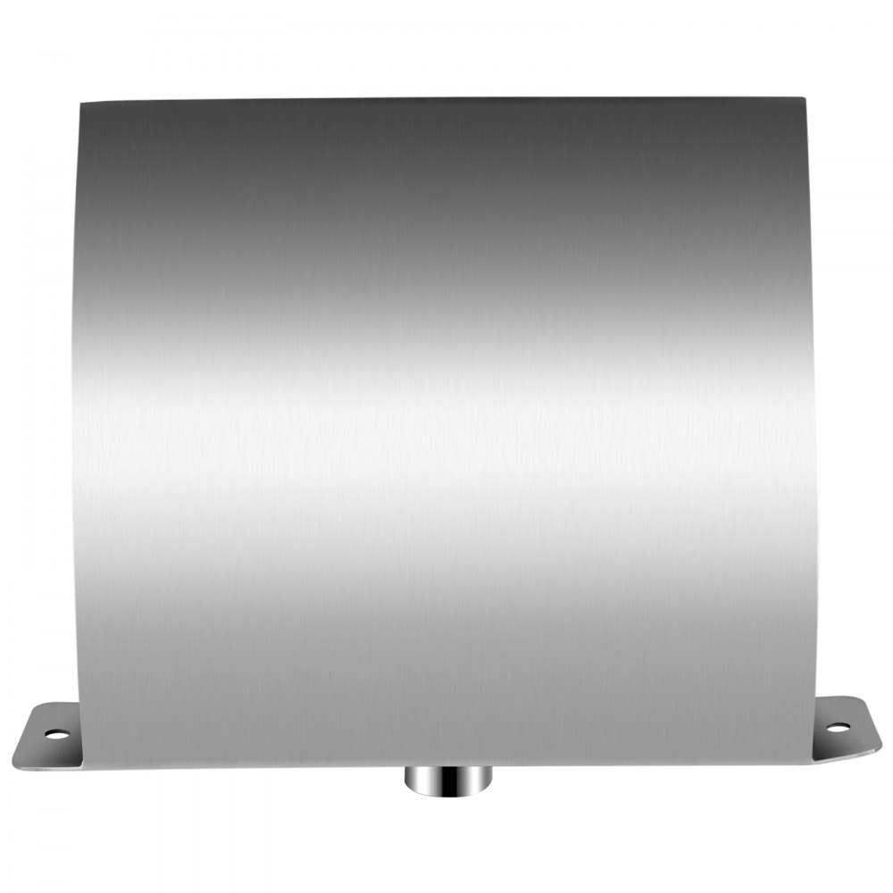 VEVOR Fontana per Piscina a Cascata da Giardino in Acciaio Inossidabile 115x400mm, Cascata Argento Ingresso Acqua Posteriore con Disegno a Specchio e Curvatura per Garantire Flusso d'Acqua Costante