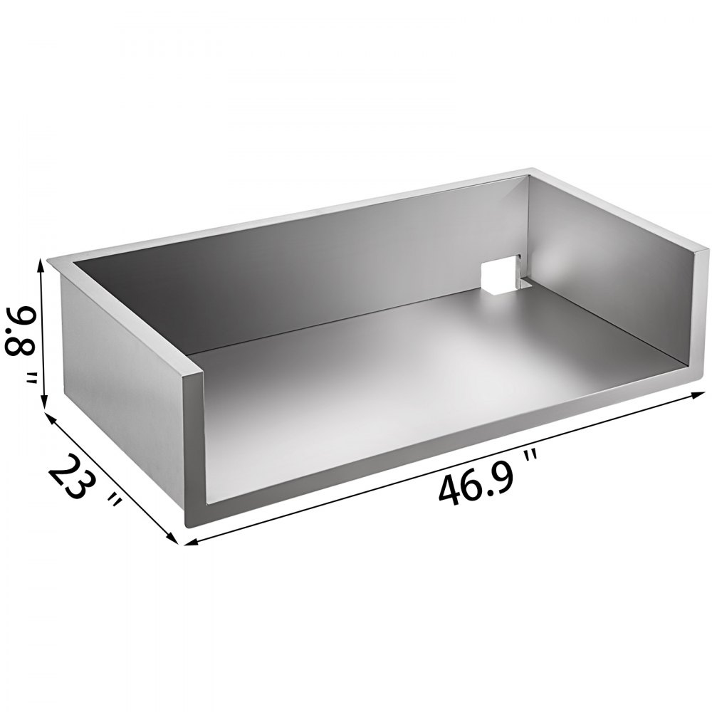 Vevor Cappa Grill Isolante In Acciaio Inox Inserto Per Barbecue A Gas 119x58 Cm
