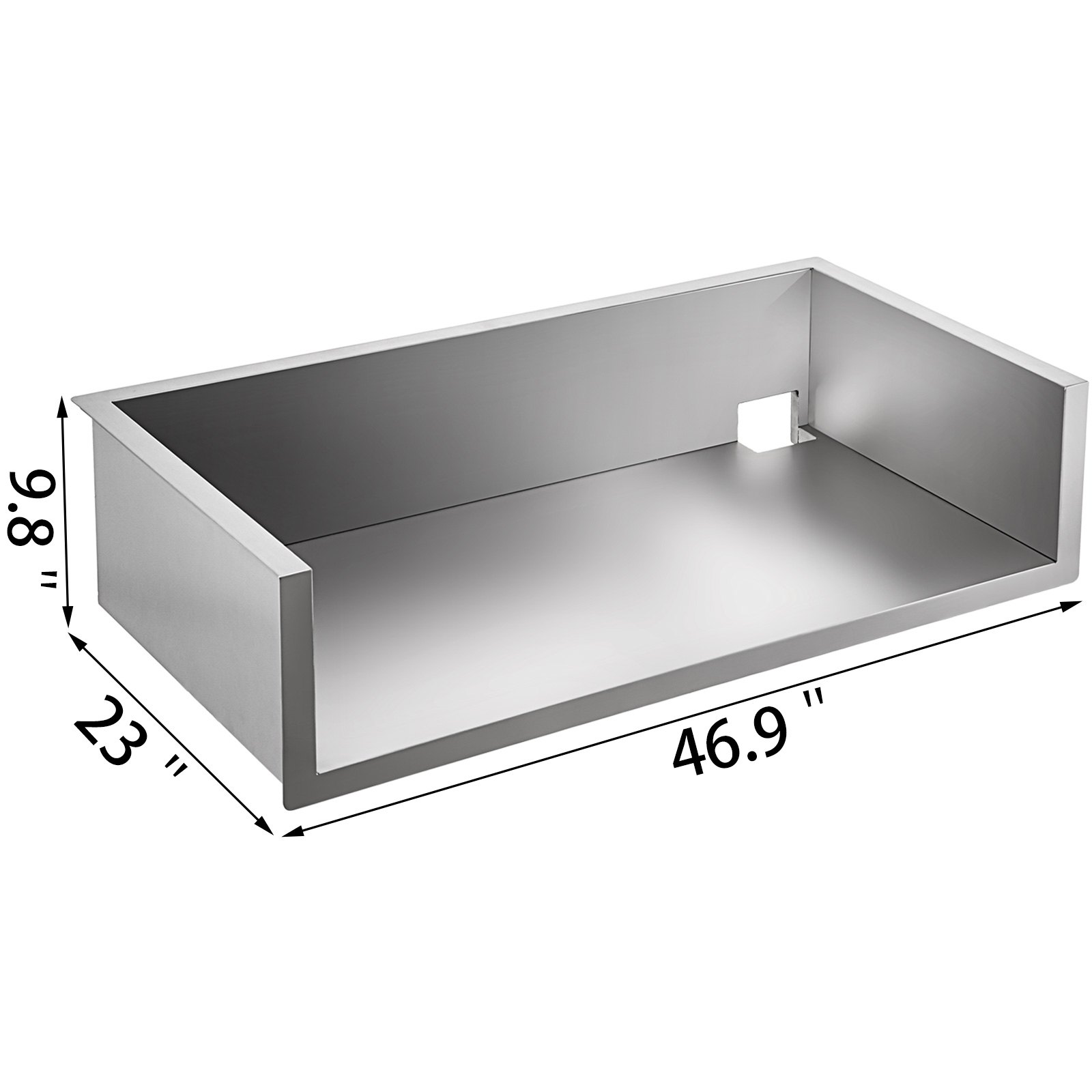 Vevor Cappa Grill Isolante In Acciaio Inox Inserto Per Barbecue A Gas 119x58 Cm