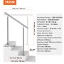 VEVOR Kit Corrimano 100 cm Gradini Esterni Scale Portici Terrazze Acciaio Inox