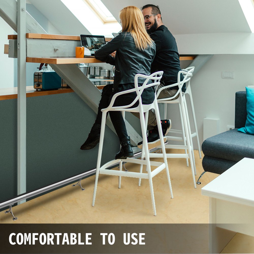 Kit Bar Piedi Calpestati Binario Acciaio Piedi Bar Kit Tubo 12 Piedi