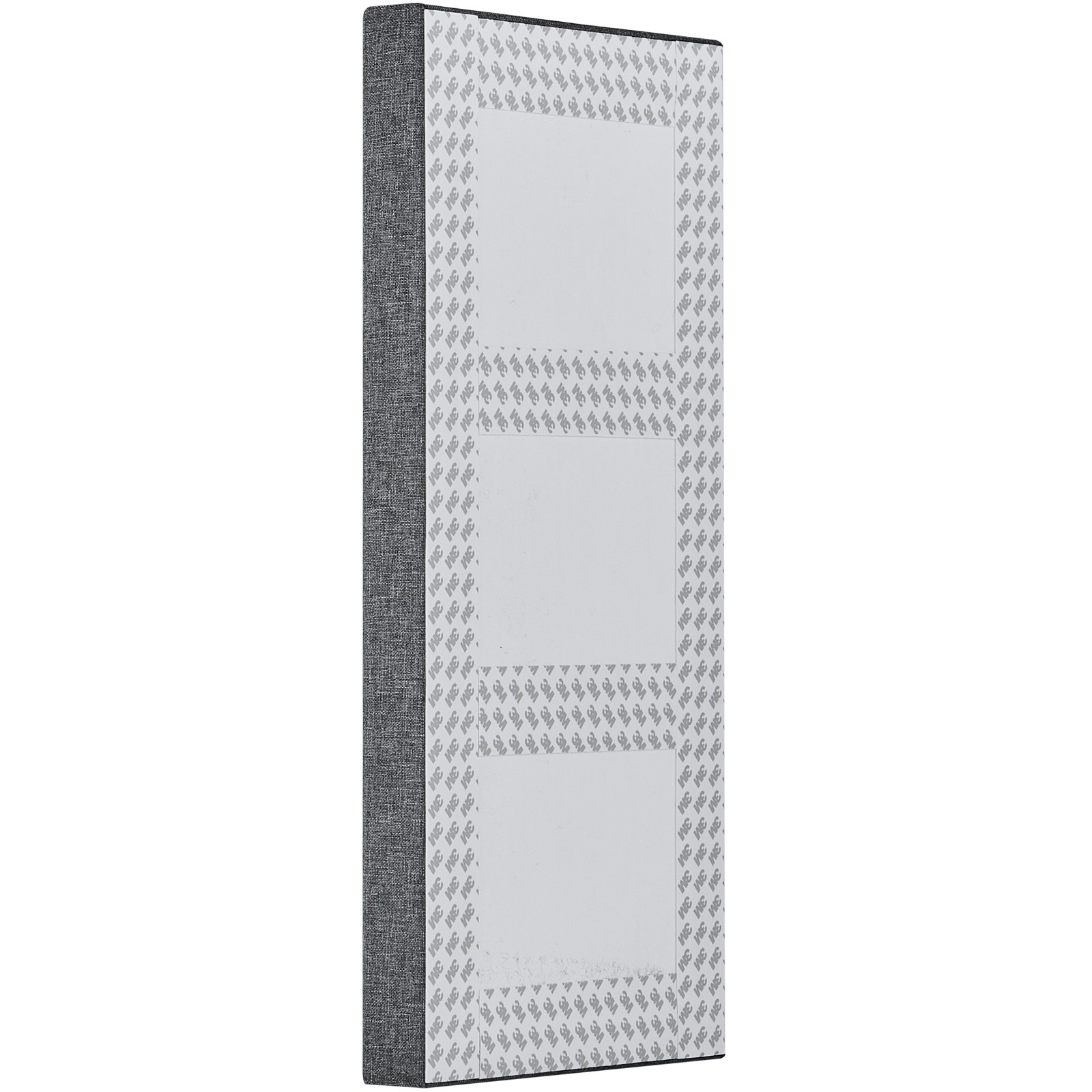 VEVOR Pannelli Acustici Murali Fonoassorbenti Autoadesivi, Pannelli Fonoassorbenti in Fibra di Vetro Bianca 4,36 kg, per Studi, Uffici, Sale Riunioni, 4 Pezzi 600 x 300 x 50 mm, Grigio