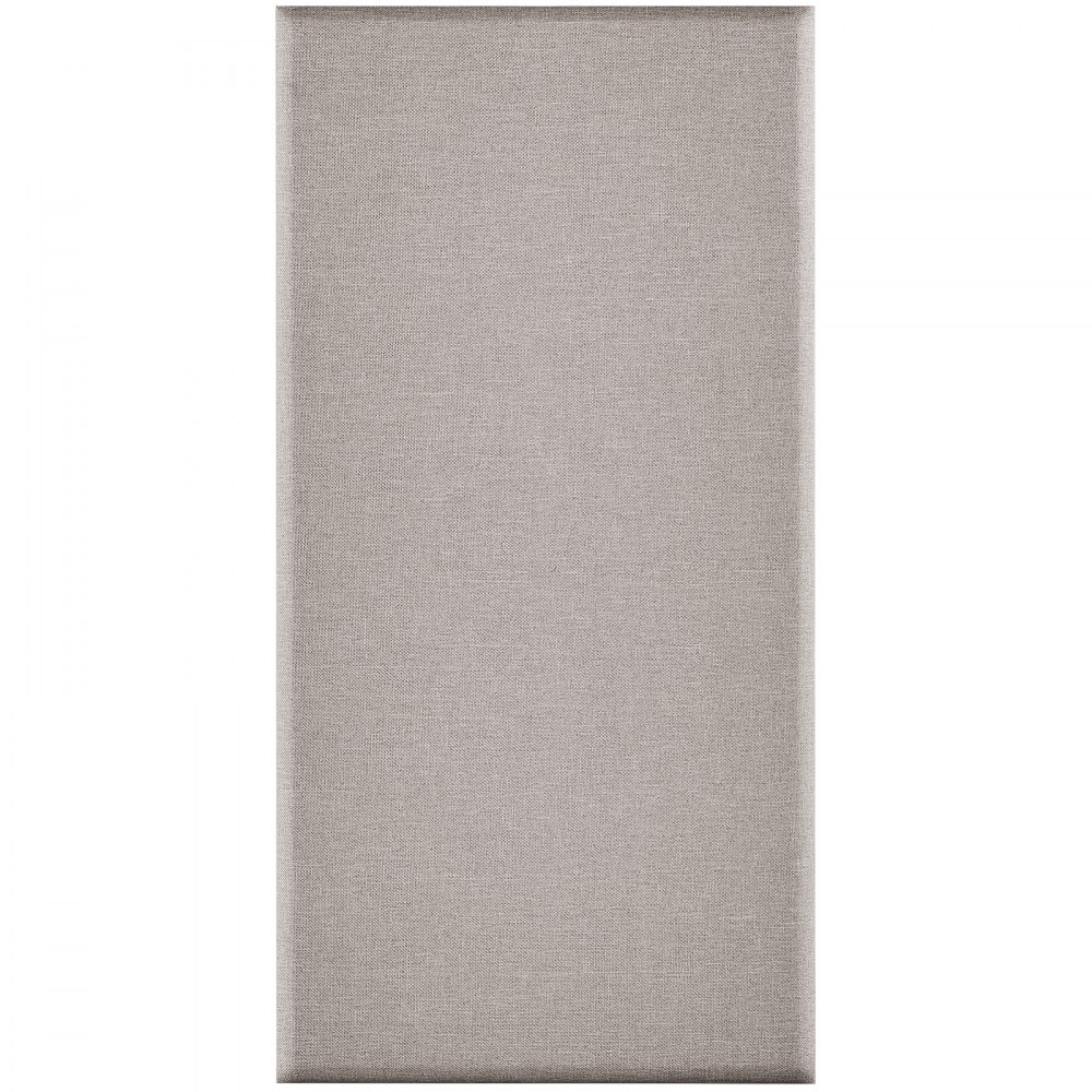 VEVOR Pannelli Acustici Murali Fonoassorbenti Autoadesivi, Pannelli Fonoassorbenti in Fibra di Vetro Bianca 4,36 kg, per Studi, Uffici, Sale Riunioni, 4 Pezzi 600 x 300 x 50 mm, Cammello