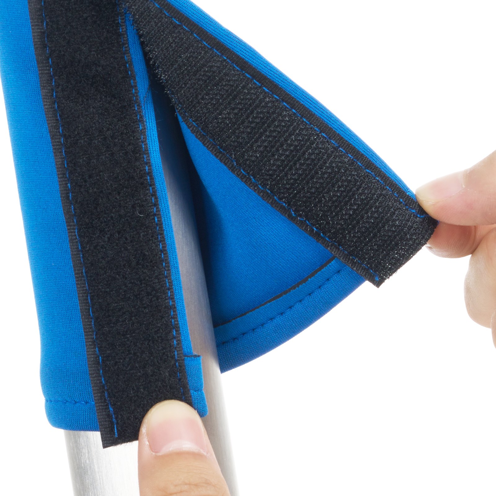 VEVOR Corrimano per Piscina, Confezione 2, Ringhiera per Piscina 1220 x 905 mm Acciaio Inossidabile con Piastra di Base per Piscine Interne Esterne, Ringhiera di Sicurezza per Piscina, Bianco Argento