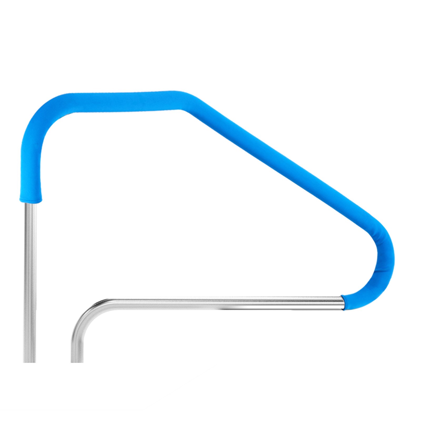VEVOR Pool Handrail, 1165 x 42 x 935 mm Handle Arch, Stainless Steel (Prefabricated) for Indoor/Outdoor Pools, Pool Entry, Rustproof Grab Handle with Blue Handle Cover & Accessories for Spas, Entry Aid