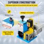 VEVOR Macchina Spellacavi Elettrica Professionale Singola Fase, 220 V 20 piedi/min Potenza 1/4 HP 180 W Spelacavi Portatile per Il Riciclaggio del Rame per Rimuovere L'Isolamento in Plastica e Gomma.