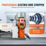 VEVOR Macchina Spellacavi Elettrica Potenza 1500W in Lega di Alluminio Calibro tra 1,5-40mm, Macchinetta Spellafili Elettrica per Cablaggio Cavi Elettrici 58 x 39 x 49cm, Macchina Elettrica Spellacavi