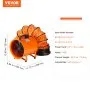 VEVOR Ventilatore di Scarico Motore 145W Estrattore d'Aria Condotto Industriale 203 mm Tubo di Scarico Volume d'Aria 1020 CFM Ventilatore di Scarico per Estrarre Polvere Fumo Velocità 2900 giri/min