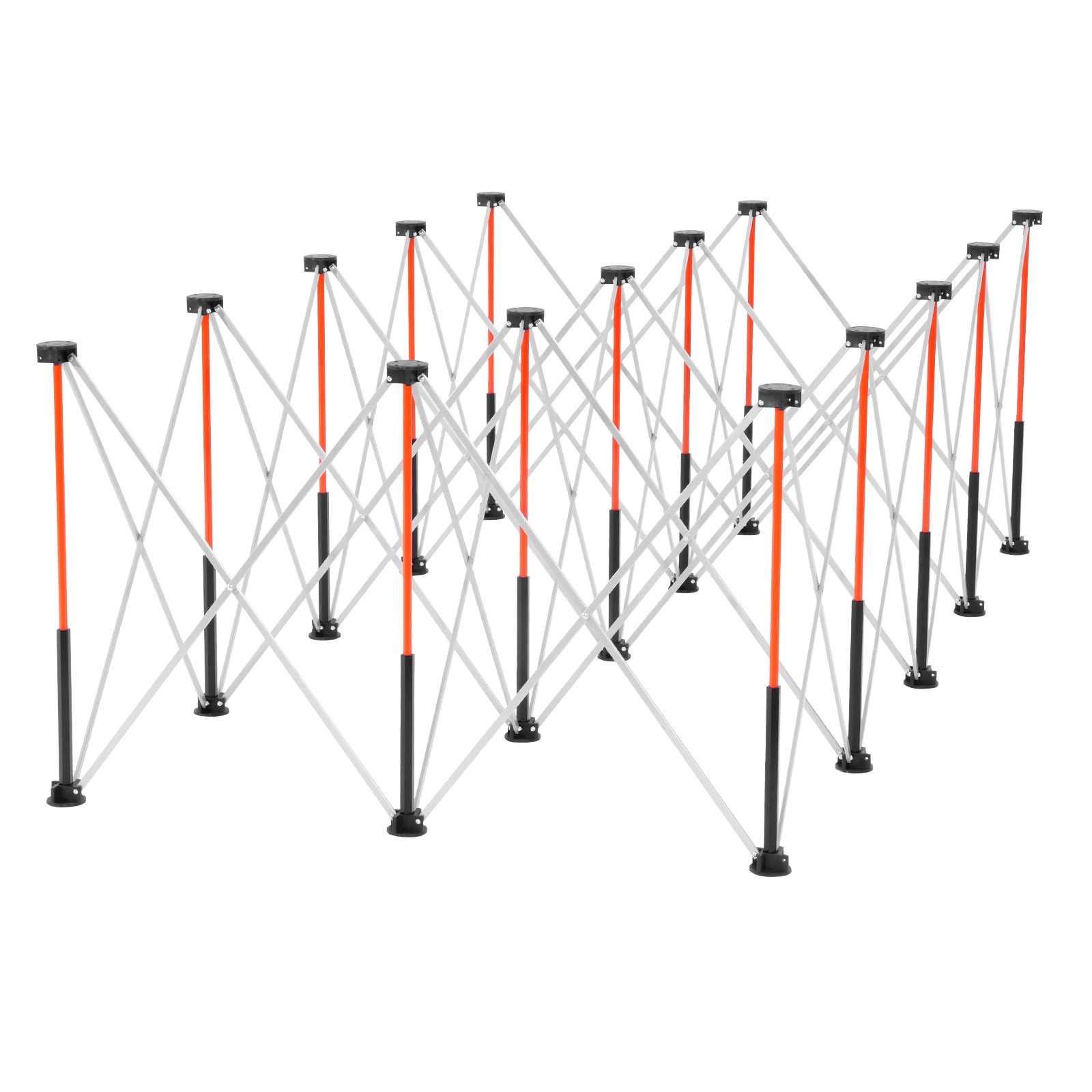 VEVOR Portable Folding Assembly Stand (970 x 215 x 350 mm), Collapsible Workbench Stand with 2724 kg Load Capacity & Storage Bag (no tabletop) for Garage Workshop