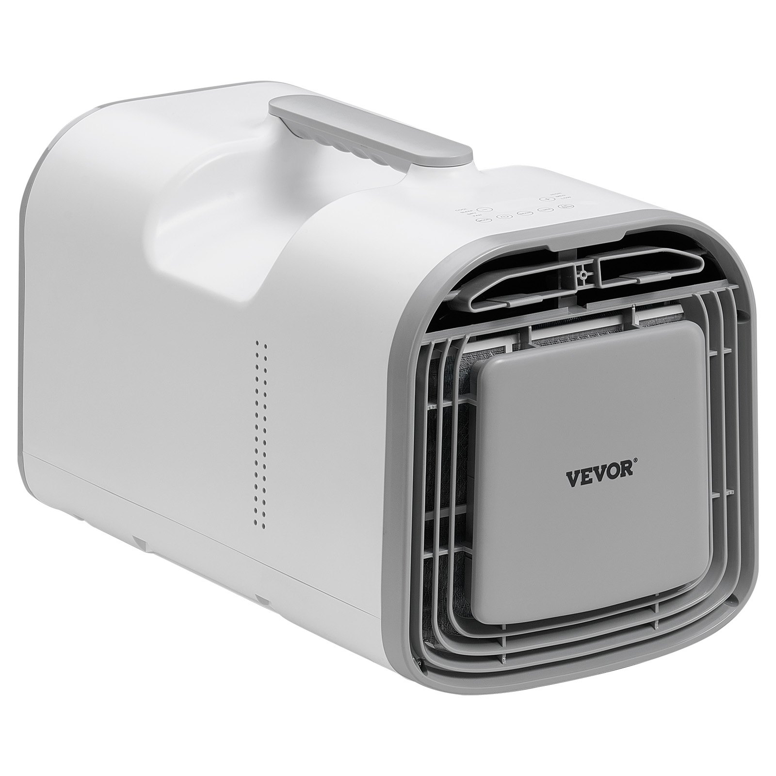 VEVOR Condizionatore d'Aria Portatile 4484 KJ Condizionatore d'Aria da Campeggio per Tende, Unità di Condizionamento dell'Aria a 3 Velocità, Compatibile con CA/CC, per Camper o Uso Domestico, Bianco