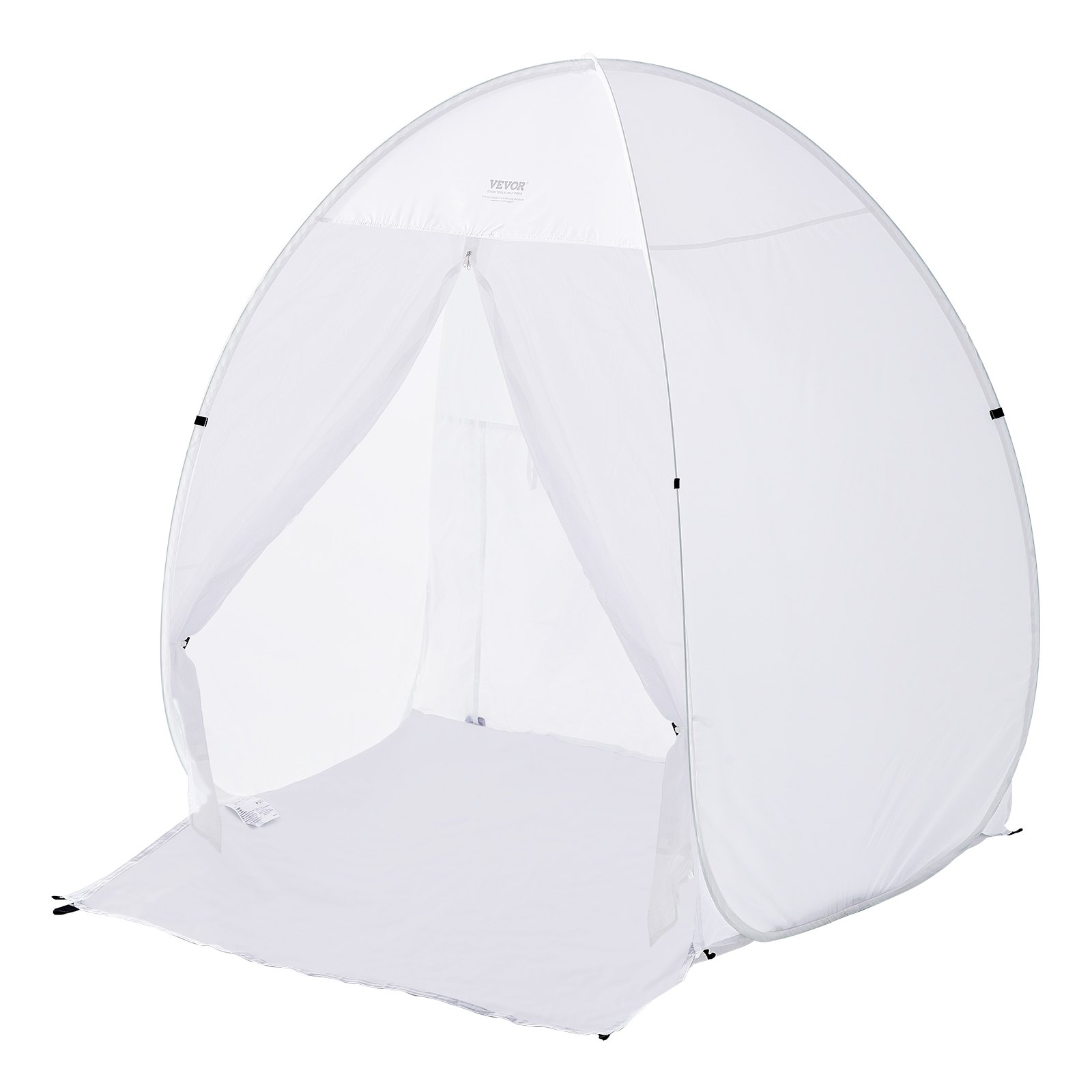 VEVOR Spray Paint Shelter, 60 x 60 x 70 inches, Portable Pop-Up Spray Paint Tent with Integrated Floor, Ventilation Window and Storage Bag, Foldable Paint Booth for Furniture, DIY Hobby Tool Painting Station