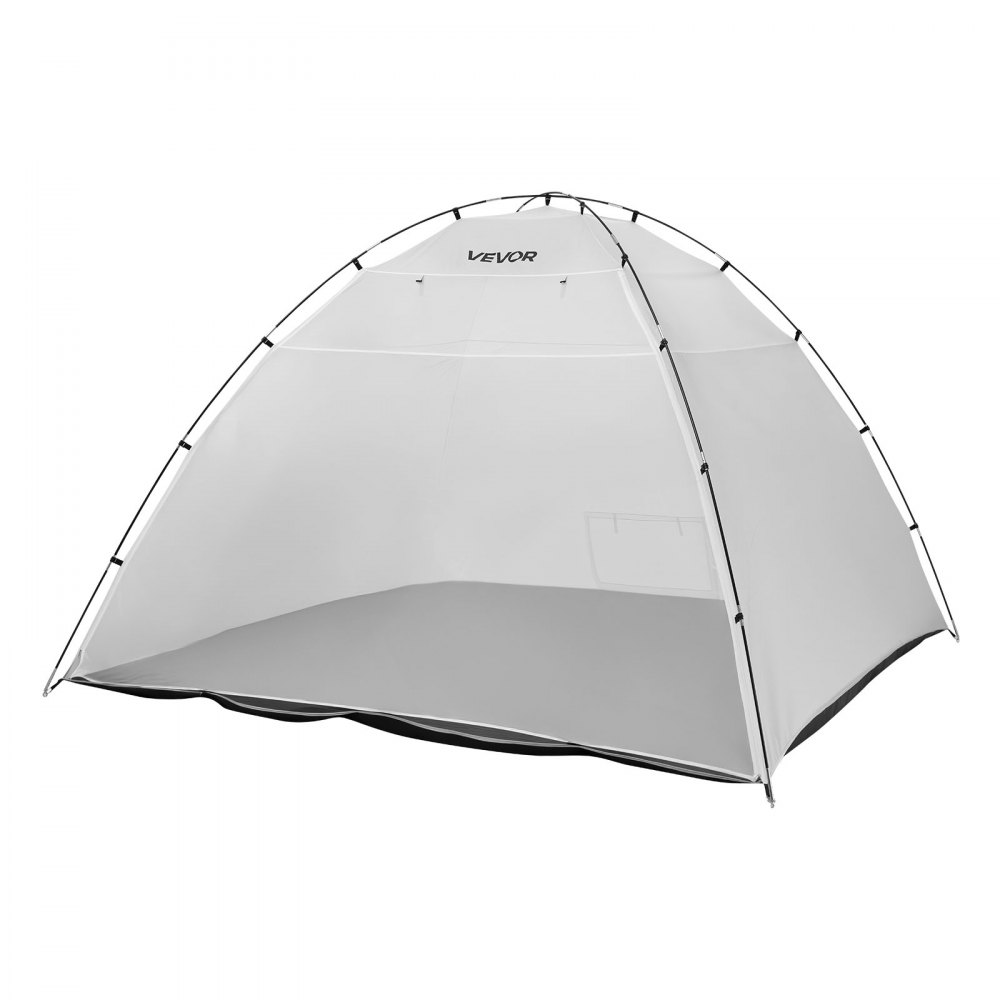 VEVOR Tenda per Cabina di Verniciatura a Spruzzo Portatile Area Lavoro 295x292x202 cm, Tenda per Verniciatura a Spruzzo Cabina Pieghevole con Pavimento Integrato Porta Avvolgibile, Armadi, Mobiletti