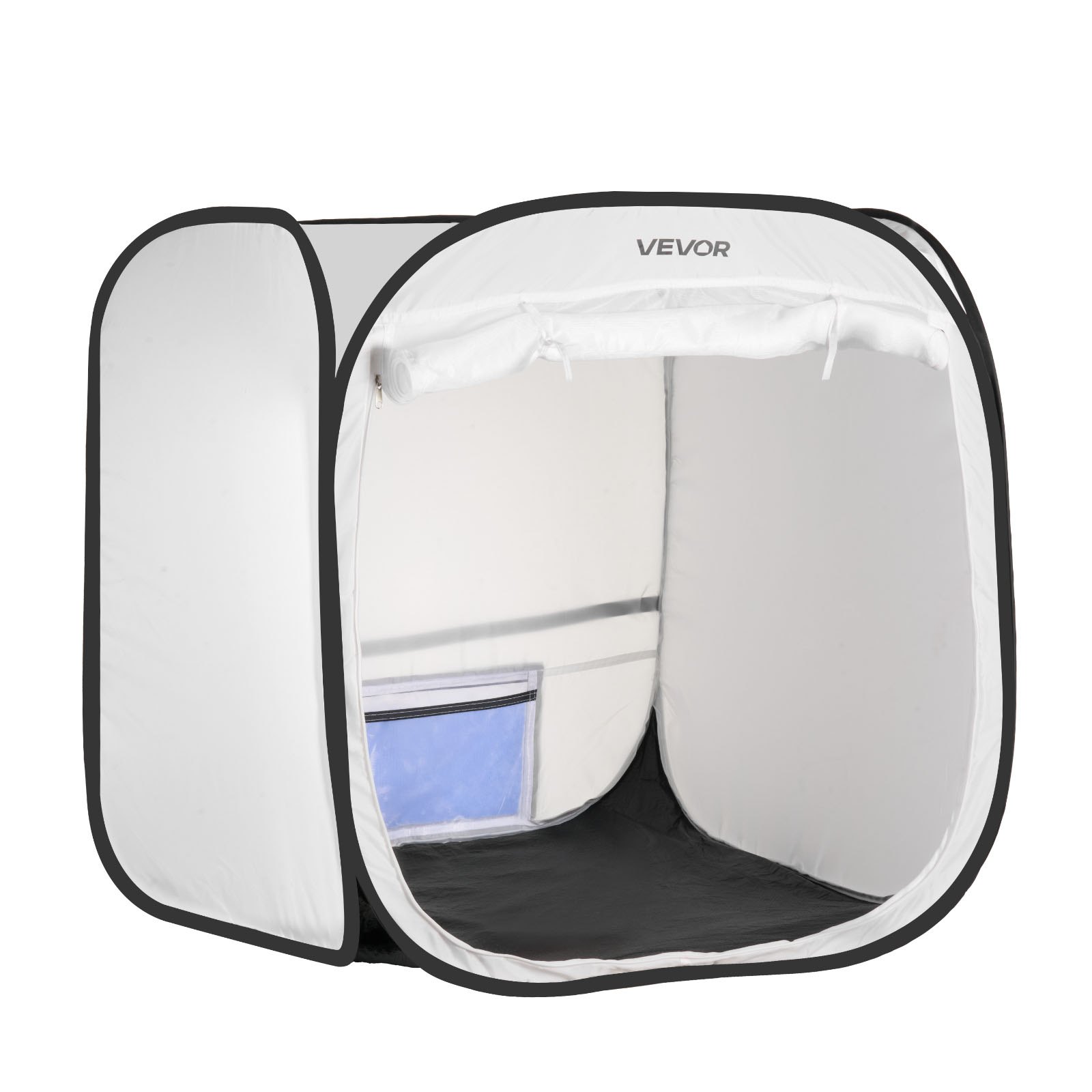 VEVOR Tenda per Cabina di Verniciatura a Spruzzo Portatile Area Lavoro 72x72,5x5 cm, Tenda per Verniciatura a Spruzzo Cabina Pieghevole Pop-up per Modelli Piccoli, Progetti Fai-da-te