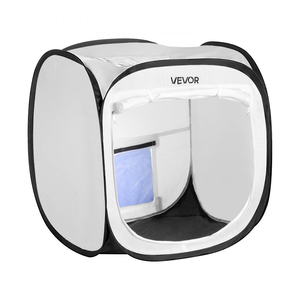 VEVOR Tenda per Cabina di Verniciatura a Spruzzo Portatile Area Lavoro 40,5x40,5x43 cm, Tenda per Verniciatura a Spruzzo Cabina Pieghevole Pop-up per Modelli Piccoli, Vasi, Sculture, Fai-da-te