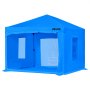 VEVOR Portable Paint Booth Tent, 2930 x 2930 x 1810mm Portable Garage Spray Tent, Waterproof Spray Booth with Foldable Frame Design & 2 Mesh Side Windows for Auto Parts, Furniture, Motorcycle