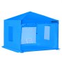 VEVOR Portable Paint Booth Tent, 2930 x 2930 x 1810mm Portable Garage Spray Tent, Waterproof Spray Booth with Foldable Frame Design & 2 Mesh Side Windows for Auto Parts, Furniture, Motorcycle