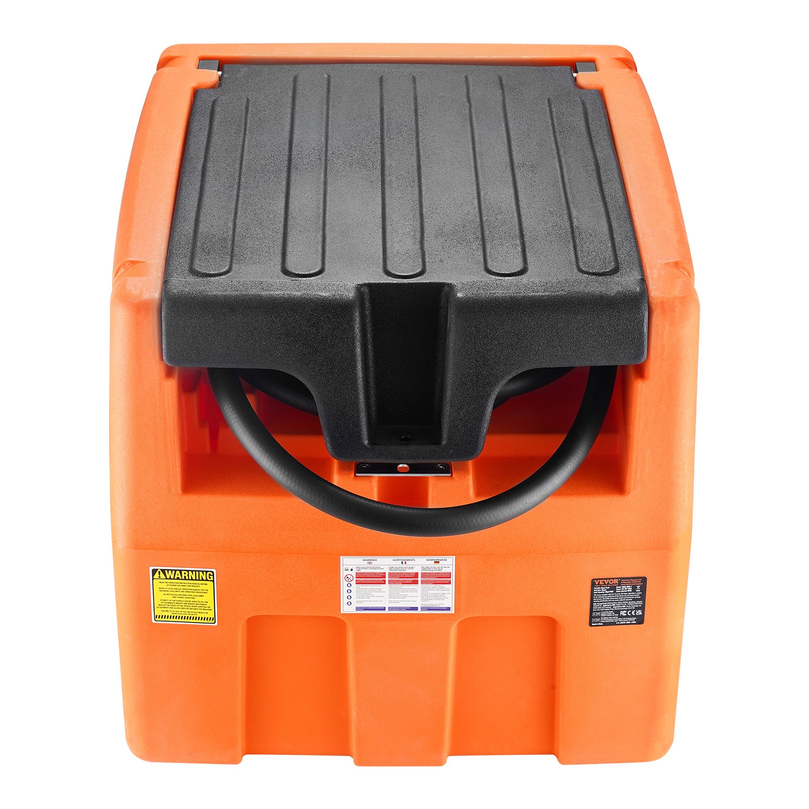 VEVOR Serbatoio Diesel Portatile 182 L, Serbatoio Rifornimento Carburante, Pompa di Trasferimento 12 V 40 L/min Tubo Flessibile da 4 m, per Veicoli Apparecchi Agricoltura Industriale Commerciale
