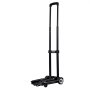 VEVOR Carrello a Mano Pieghevole, Capacità di Carico di 49,9 kg, Carrello Portabagagli Pieghevole con 2 Ruote, 1 Corda Elastica, Carrello Multiuso per Trasporto Bagagli, Ufficio, Trasloco, Nero