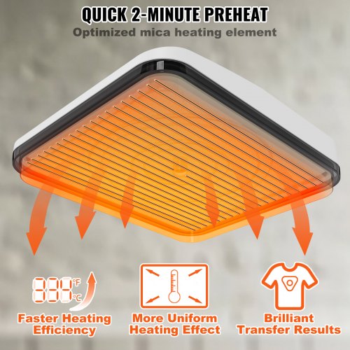AOOIIN Mini Pressa di calore Portatile Easy Press per magliette, scarpe AOOIIN Mini Pressa di calore Portatile Easy Press per magliette, scarpe