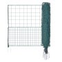 VEVOR Temporary Fence with Posts, 1.05 x 25m Plastic Mesh Fencing, Garden Safety Fences Netting with Double-Spike Stakes & Guy Ropes, Temporary Fence for Dogs, Chickens, Plants, Outdoor Yards