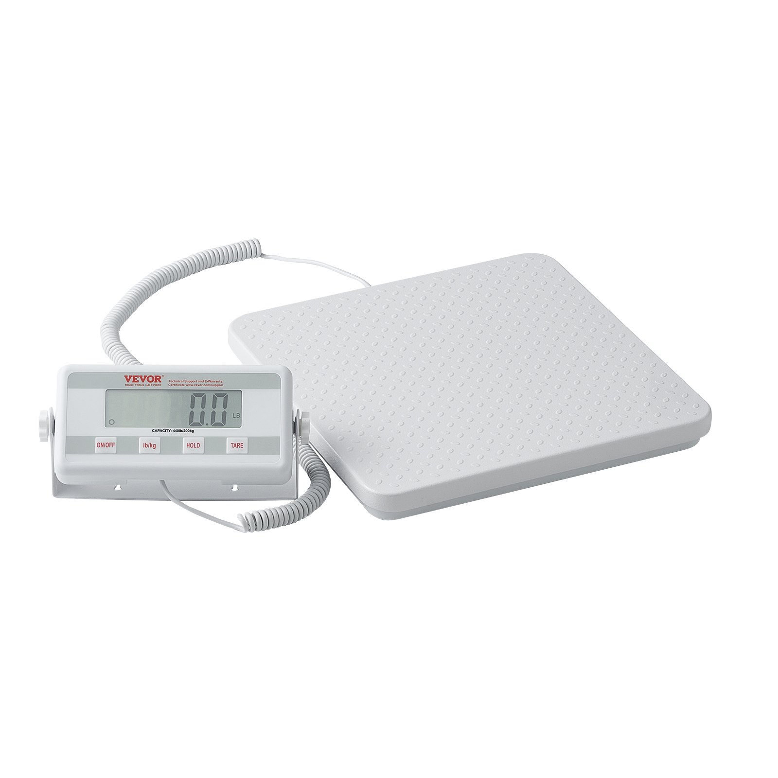 VEVOR Portable Medical Scale, Professional Doctor's Scale for Weighing - with Non-Slip Platform, 2 Units, Hold and Tare Function, Digital Doctor's Scale for Gym, Home, Hospital, Weight Capacity 209 kg