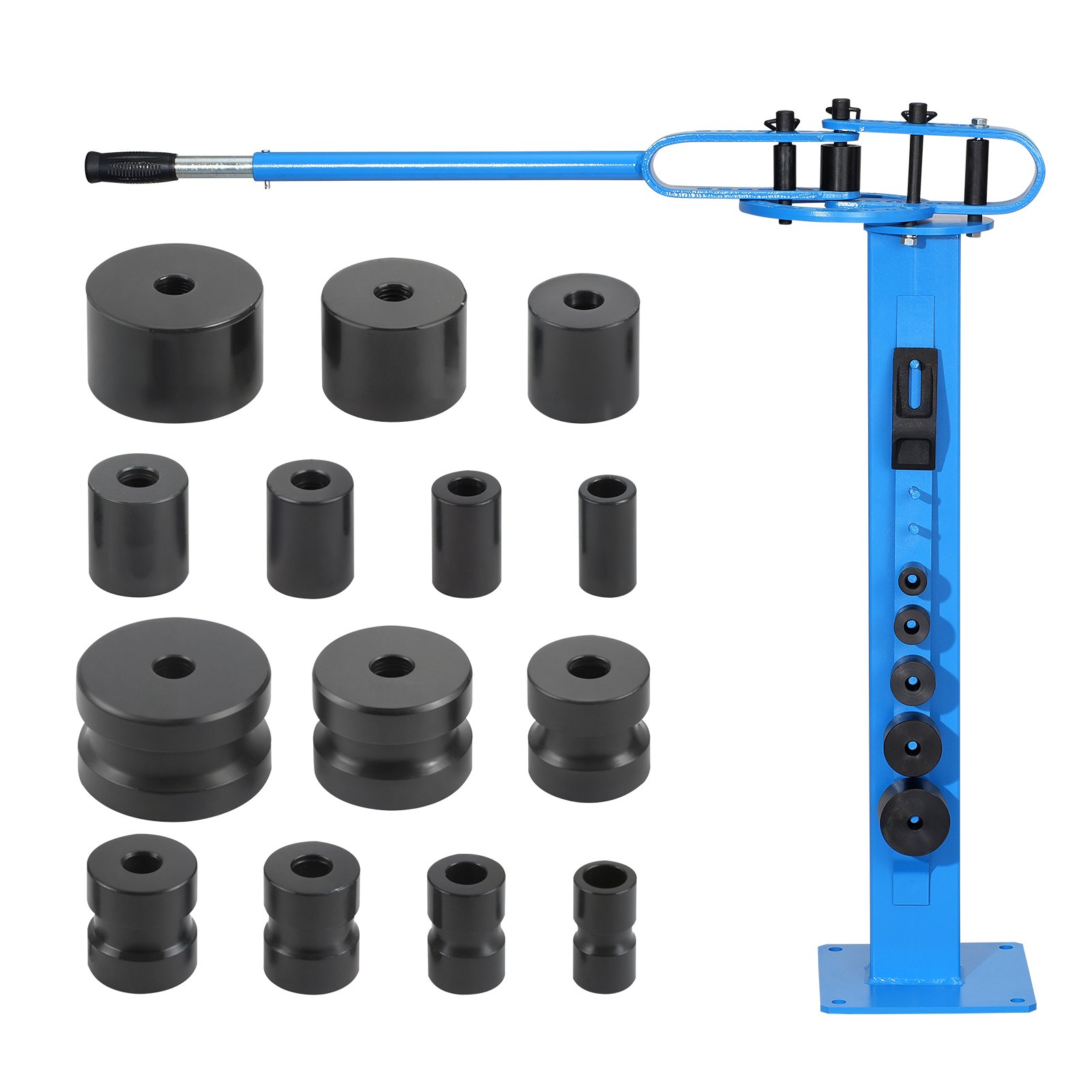 VEVOR Piegatubi Manuale per Tubi con Diametro Esterno Massimo 5,08 cm con 14 Matrici di Piegatura, Utensile per Piegatura Tubi a 200° in Rame Alluminio Ferro, per Riparazione Auto Frigoriferi