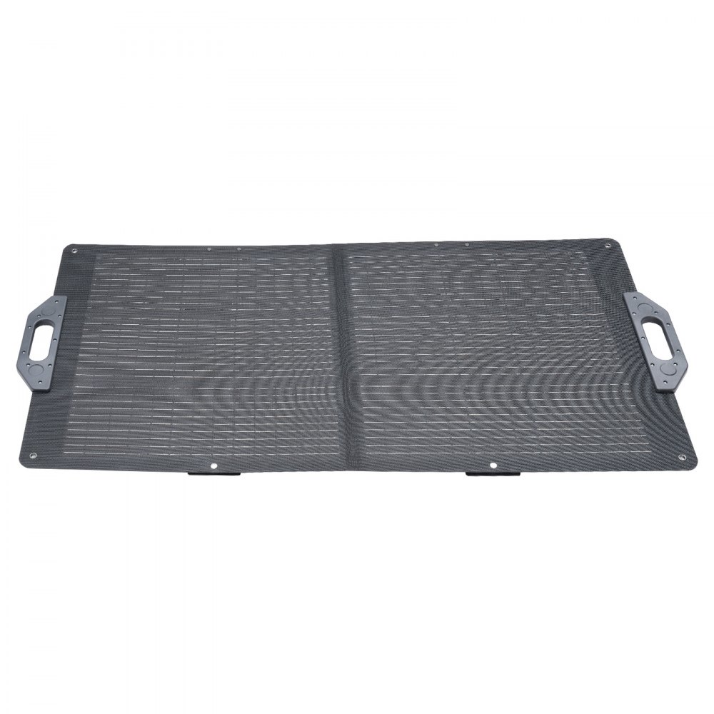 VEVOR 60W Foldable Solar Panel Charger, 16BB N-Type Monocrystalline Solar Panel 24% Efficiency, Lightweight Portable with MC4 Output, Type-C, USB-A & DC Ports for Power Stations Camping Hiking