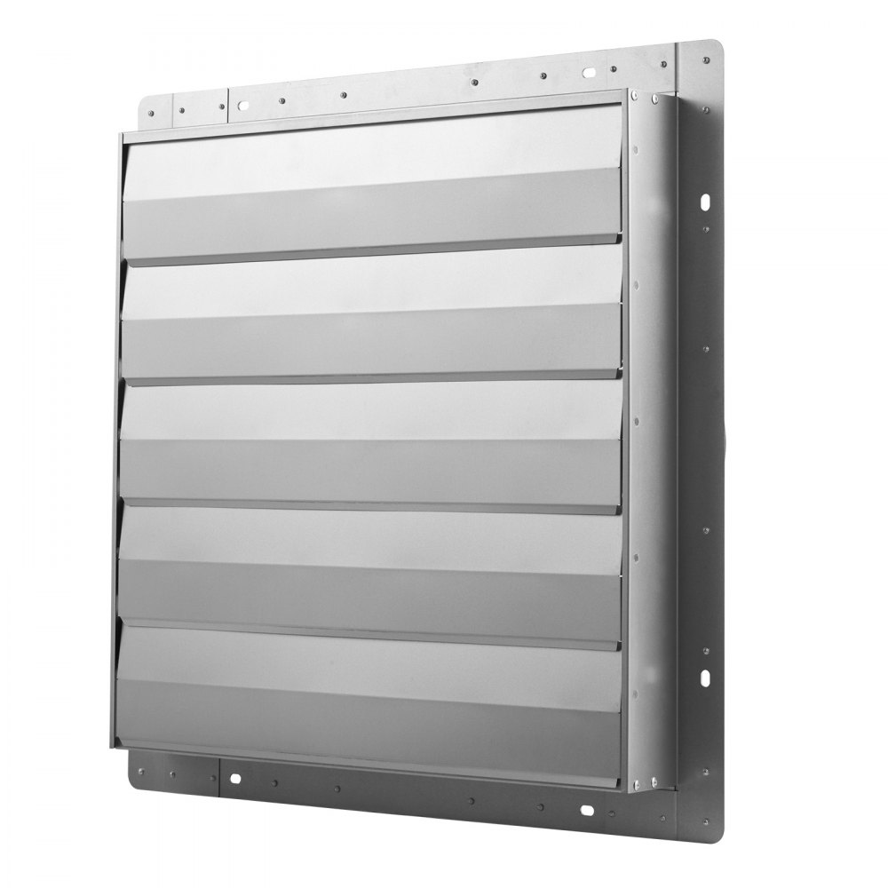 VEVOR Ventilatore di Estrazione con Persiane 624 mm Aspiratore da Parete, Alette Automatiche, Struttura in Acciaio, Bassa Rumorosità, Motore AC, 6679 CFM per Sottotetto, Garage, Fienile e Officina