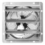 VEVOR 268 mm Shutter Exhaust Fan Wall Mounted 812 CFM Automatic Louvers, Sturdy Steel Housing, Low Noise, AC Motor, Ventilation and Cooling for Attic, Garage, Barn, Greenhouse, Workshop, Silver