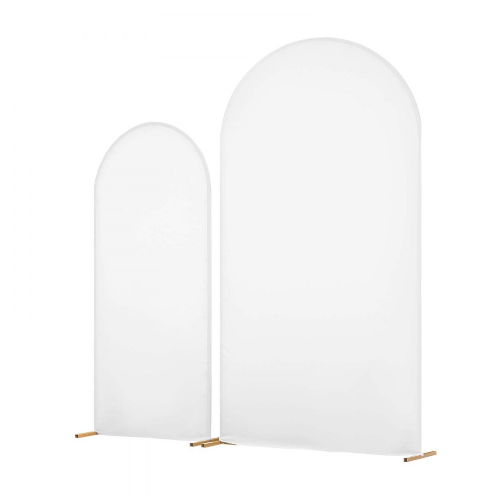 VEVOR Supporto per Fondale ad Arco Set da 2, Struttura Stabile, Facile da Montare, Set di Fondali ad Arco per Feste con Copertura per Matrimoni, Feste di Compleanno, Decorazioni per Cerimonie