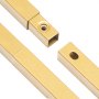 VEVOR Supporto per Fondale ad Arco Set da 3, Struttura Stabile, Facile da Montare, Supporto per Fondale ad Arco in Metallo Dorato per Matrimoni, Feste di Compleanno, Lauree, Feste di Fine Anno