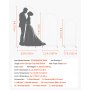 VEVOR Supporto per Fondale ad Arco Set da 3, Struttura Stabile Facile da Montare, Supporto in Metallo per Arco di Nozze con Copertura, per Decorazioni di Matrimoni, Feste di Compleanno, Celebrazioni