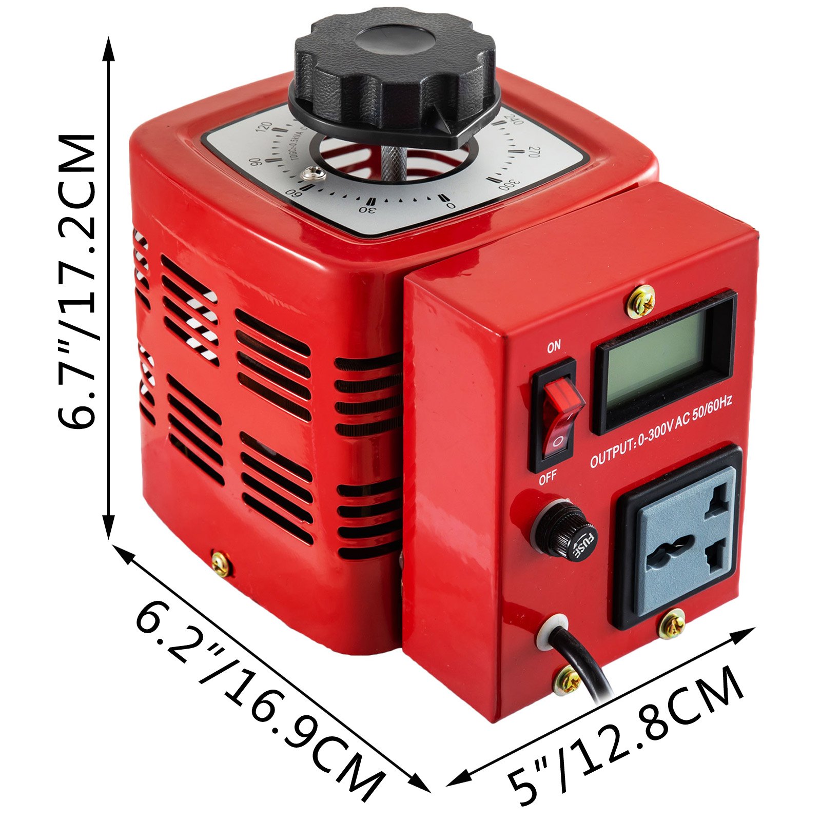 0.5kva Trasformatore Variabile Di Tensione 0-300v Regolabile Lcd Display
