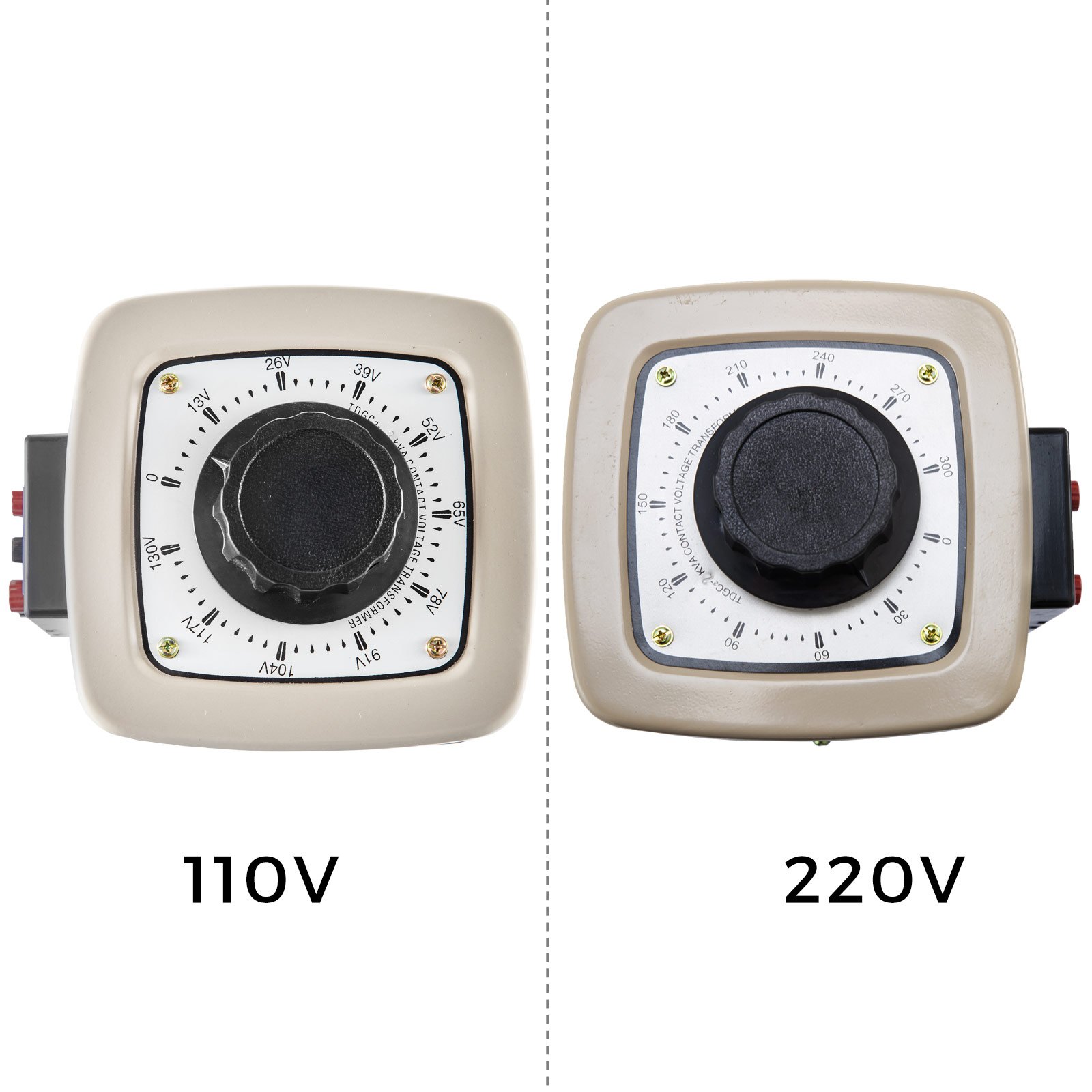 Vevor 2kva Trasformatore Variabile Alimentazione Ca 0-300v Regolabile 2000va