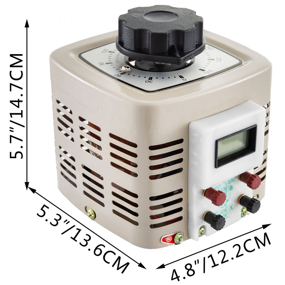 0.5kva Trasformatore Variabile Di Tensione Monofase 220v Ac 50 Hz Lcd Display