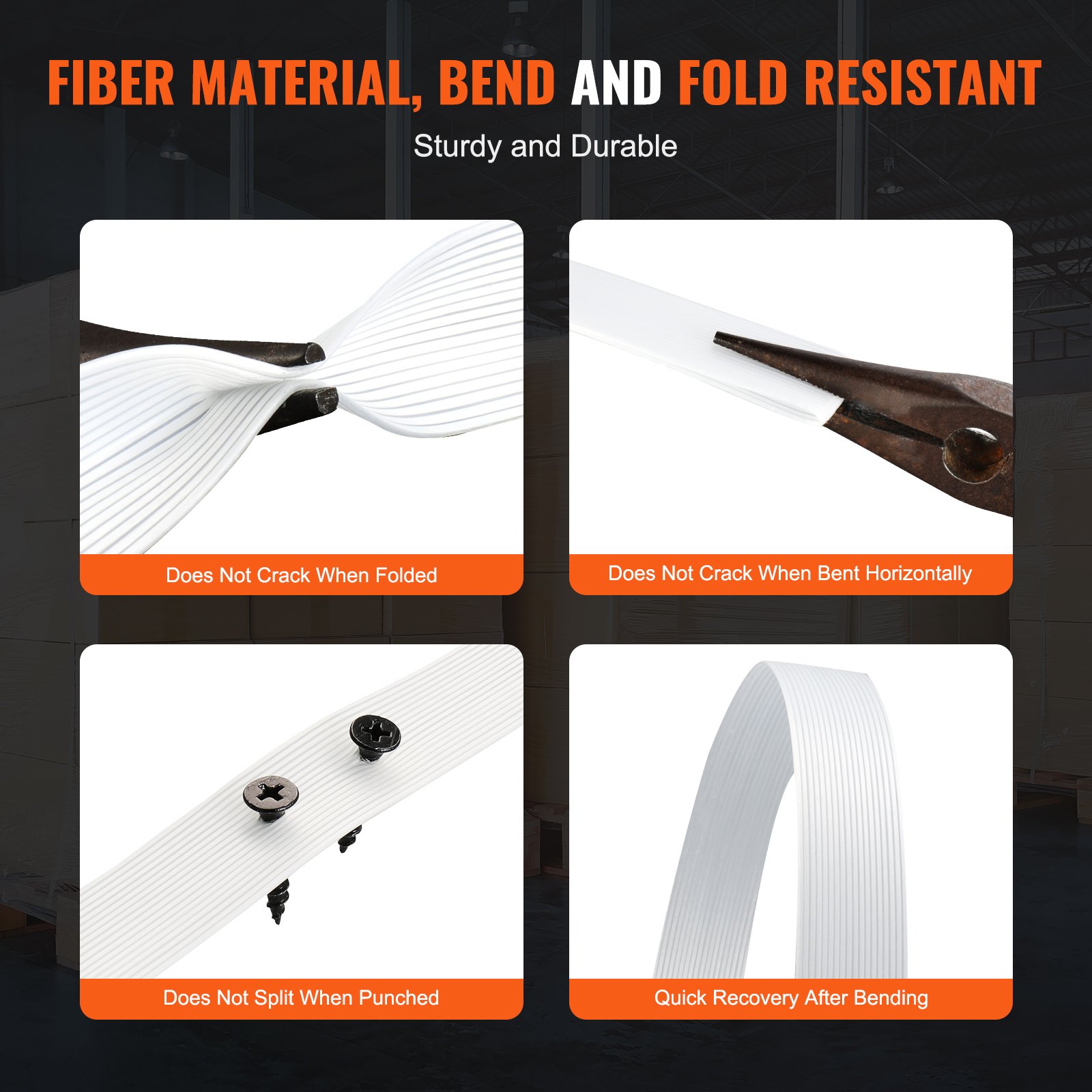 VEVOR Rotolo per Reggia in Corda Intrecciata da Imballaggio 200 m x 12,7 mm x 0,8 mm Reggia Portatile Resistente Resistenza alla Rottura 400 kg Rotolo per Reggia per Pallet per Carichi Pesanti, Bianco