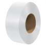 VEVOR Rotolo per Reggia in Polipropilene da Imballaggio, Reggia Portatile Resistente 3000 m x 12,7 mm x 0,8 mm Resistenza alla Rottura 110 kg Rotolo per Reggia per Pallet per Carichi Pesanti, Bianco