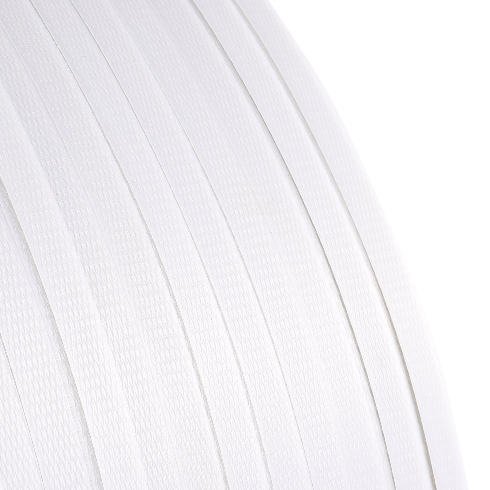 VEVOR Rotolo per Reggia in Polipropilene da Imballaggio, Reggia Portatile Resistente 3000 m x 12,7 mm x 0,8 mm Resistenza alla Rottura 110 kg Rotolo per Reggia per Pallet per Carichi Pesanti, Bianco