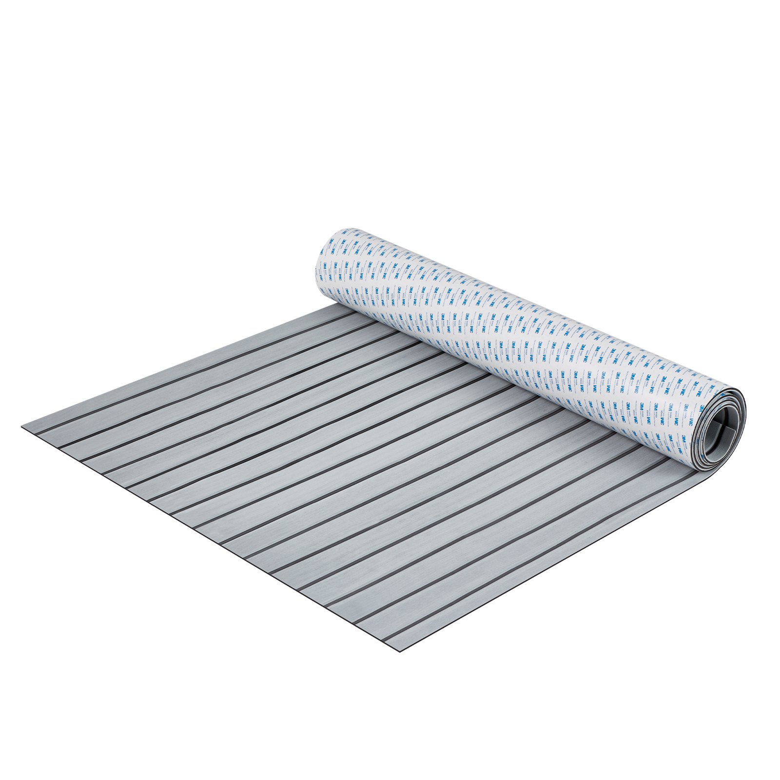 VEVOR Pavimento per Barca in Schiuma EVA Coperta per Barca 2400x900x6mm Pavimento Autoadesivo Antiscivolo 21600cm² Tappeto Marino per Barche Yacht Pontoni Coperte per Kayak