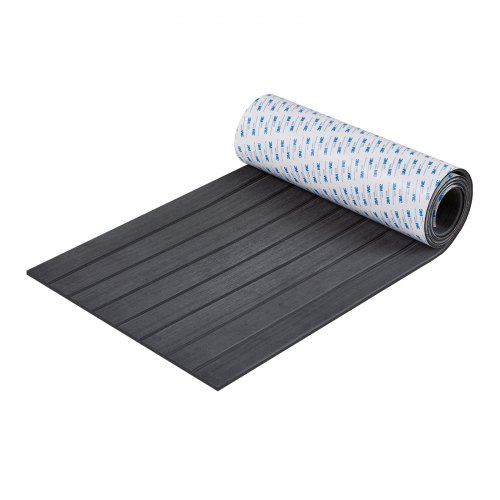 VEVOR Pavimento per Barca in Schiuma EVA Coperta per Barca 2400x450x6mm Pavimento Autoadesivo Antiscivolo 10800cm² Tappeto Marino per Barche Yacht Pontoni Coperte per Kayak