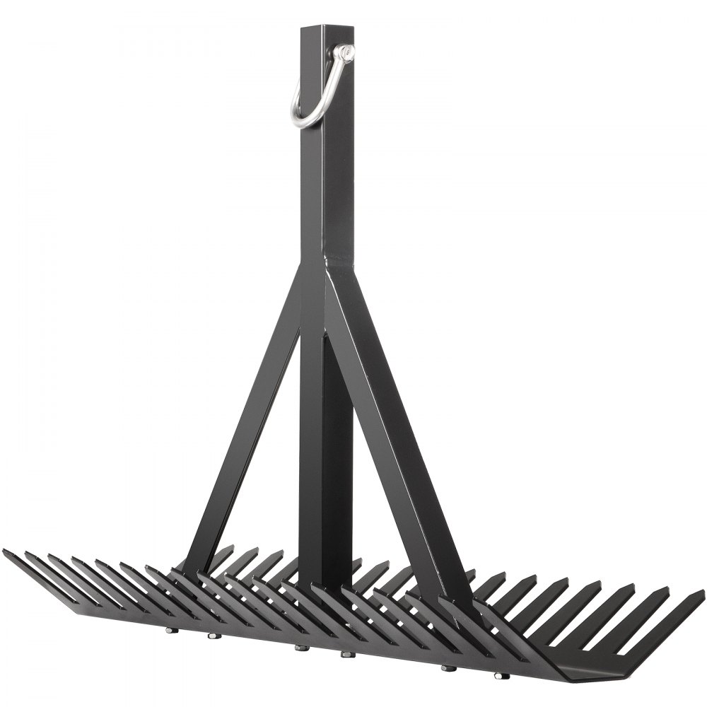 Vevor Rastrello Per Erba Giardino Prato Foglie Rastrello Per Arbusti A Mano 48"
