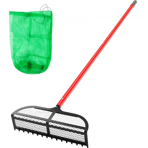 Vevor Rastrello Per Erba Giardino Prato Foglie Rastrello Per Arbusti 165x41x13cm