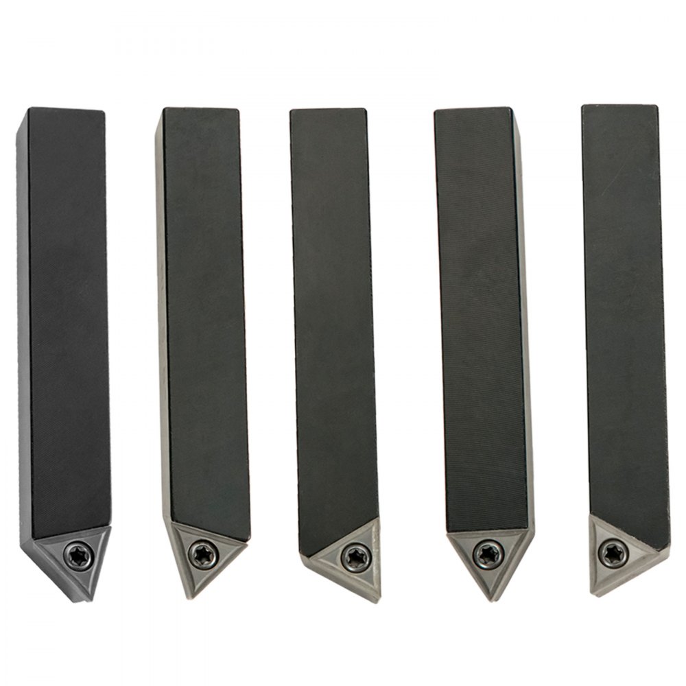 Utensili Tornio 10mm 5 Pezzi Inserti Pertornioutensiliindicizzabili Colore Nero