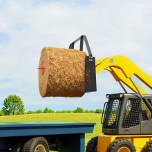 VEVOR Forca Pallet, Capacità 1814 kg, Attacco per Telaio Lato Lungo 1065 mm, Lame per Carrelli Elevatori, Ricevitore di Attacco da 50,8 mm e Manicotti per Lancia, per Minipale, Trattori