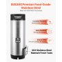 VEVOR Fusto di Birra con Chiusura a Sfera, 19 L Fusti per Bevanda Fredda SUS304 con Doppia Maniglia in Gomma e Fondo in Gomma Resistente, Attrezzatura per Produzione di Birra, 1 Pezzo